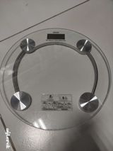 Şəffaf şüşə səthli elektron bədən tərəzisi (model 2003A) - Dairəvi — Ev üçün texnika