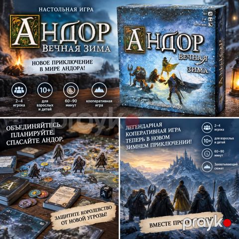 Андор Вечная зима приключенческая настольная игра — Bakı