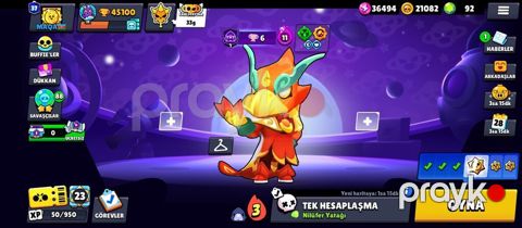 Brawl Stars hesabı - Kupa: 45 100+ - Profil səviyyəsi: 37 - Şöhrət — Digah