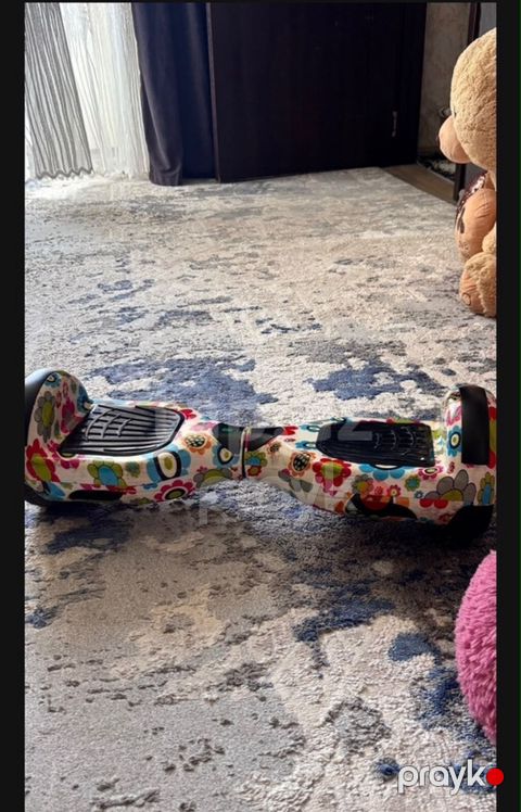 Rəngarəng naxışlı hoverboard (self-balancing skuter) - Təkər ölçüsü — Xırdalan
