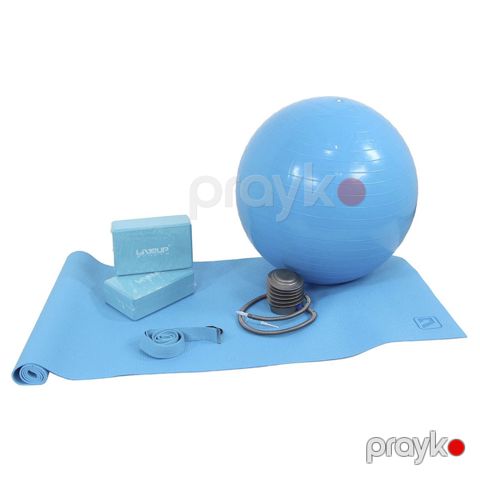 Yoqa seti LiveUp Sport LS3243, yoqa üçün, mavi — Bakı