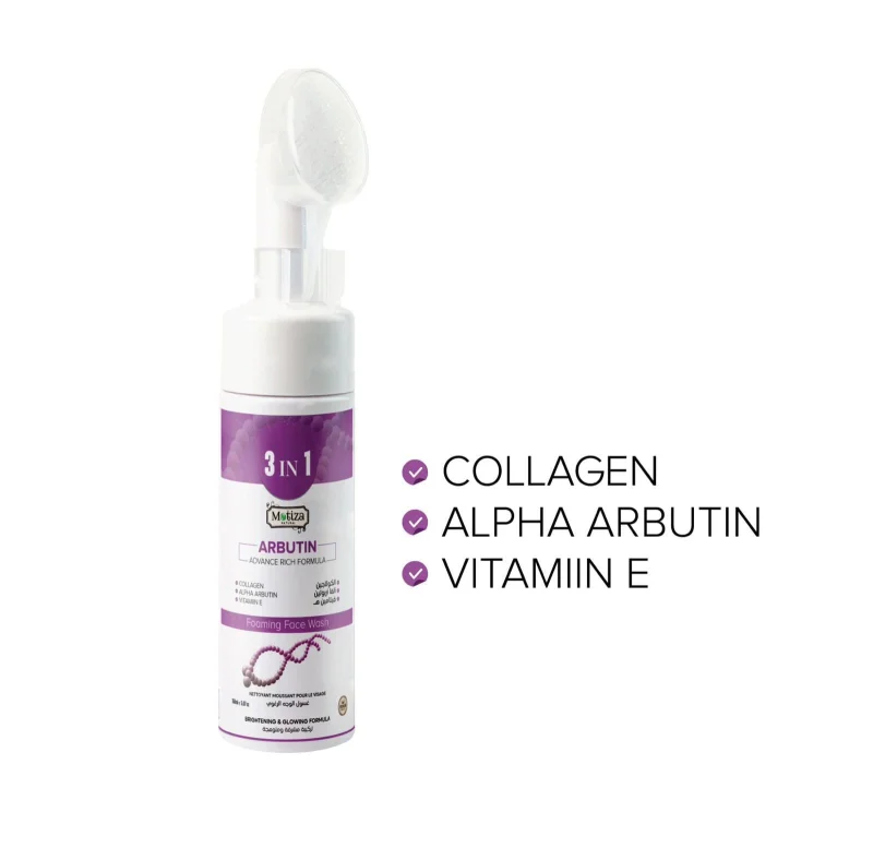 Üz yuma üçün köpük Motiza Arbutin 3in1, 150 ml — Bakı