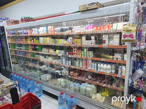 Sərin vitrinli soyuducu stend – supermarket və mağazalar üçün - Tip — Digah