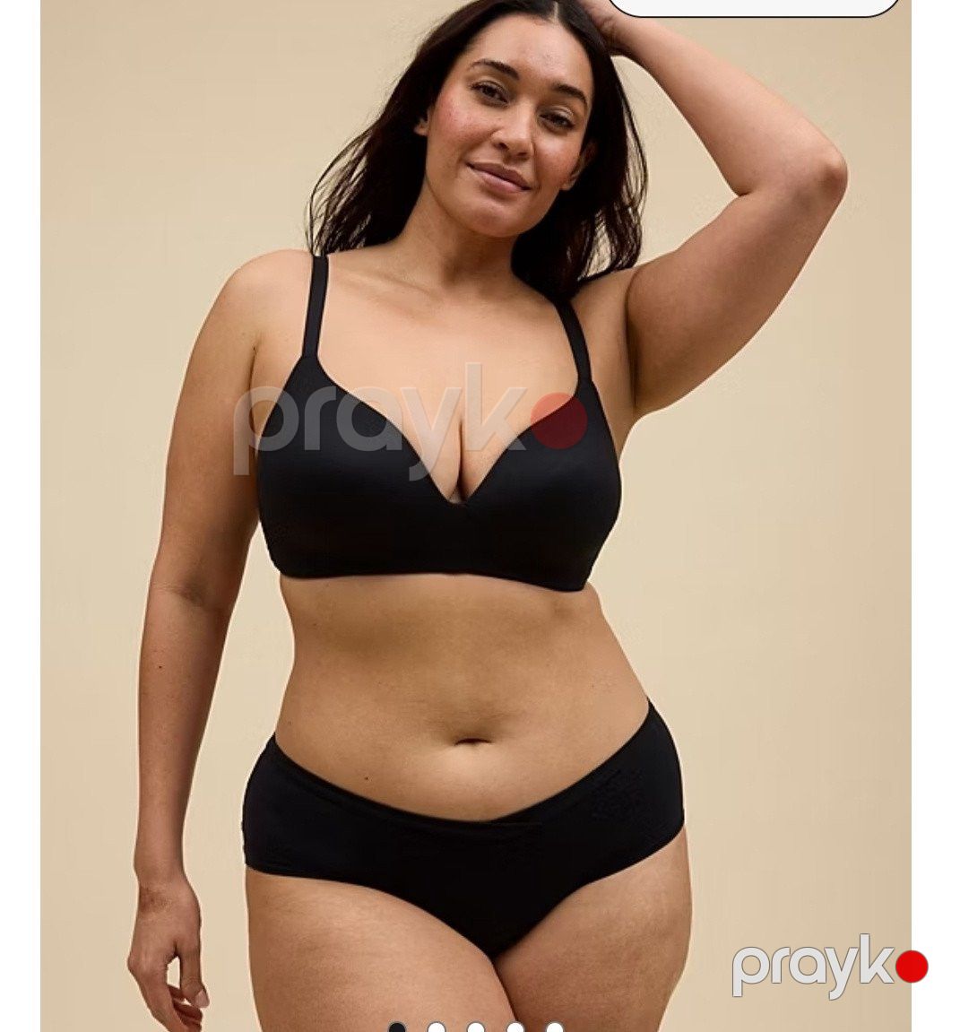 Qadınlar üçün 3 ədədli tuman dəsti knickers, qara, parça, ölçü 4XL — Mallar, Bakı (3)