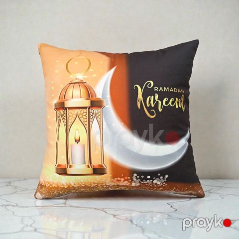 Dekorativ yastıq Ramazan, velür/sintepon, rəngbərəng, 45x45 sm — Bakı