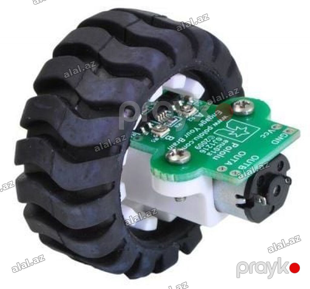 DFRobot Təkər 42x19mm – 2’li - 42 mm diametr, 19 mm en: kompaktdır və — Elektronika, Bakı (3)