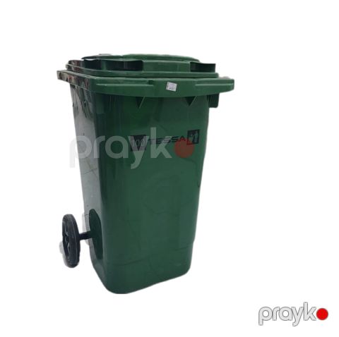 Zibil qabı Tessa, pedallı və təkərli ,100 l, yaşıl — Bakı