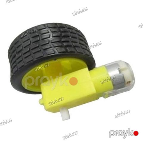 Kateqoriya: Təkərlər Keçməli Təkərlər Məhsul: 6V 250 RPM Motor və — Bakı