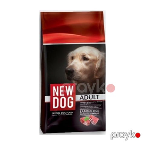 Quru yem New Dog Lamb, yetkin itlər üçün, quzu əti və düyü ilə, 1 kq — Bakı