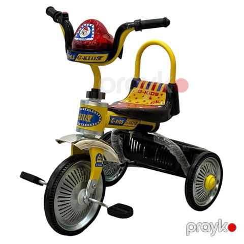 Uşaq üçün üçtəkərli velosiped BM-802 sarı 1-4 yaş azr927 — Bakı