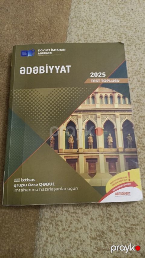 Ədəbiyyat test toplusu 2025 — Bakı