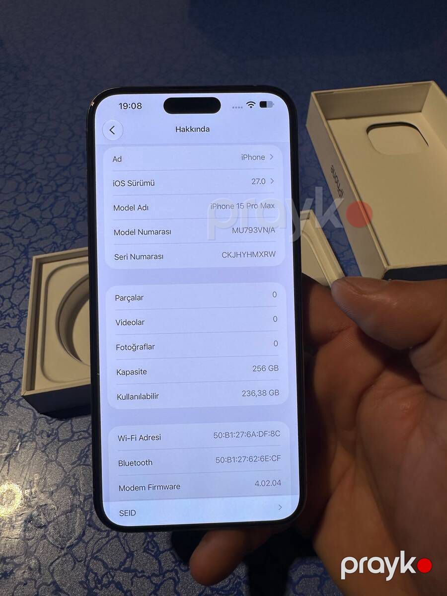 Apple iPhone 15 Pro Max Natural Titanium 256GB/8GB — Smartfonlar, Sumqayıt (8)