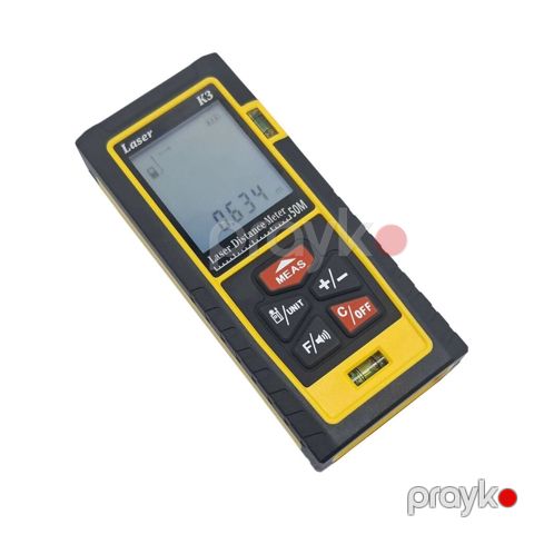 Laser məsafəölçən K3 – 50 m - Ölçmə diapazonu: 0–50 m - LCD ekran — Digah