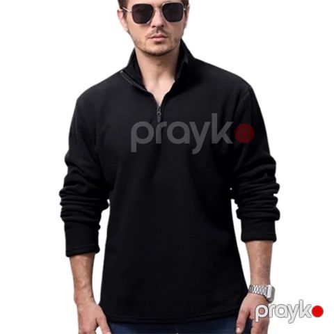 Kişilər üçün pulover 68-1216, qara, pambıq/poliester, ölçü 3XL — Bakı