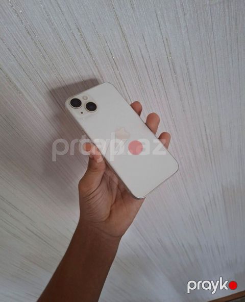 IPhone 14, 128 GB, Ağ, Simsiz şarj, Face ID, Sənədlərlə — Bakı