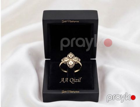 Qadınlar üçün üzük AA qizil, qızıl 585 əyar — Bakı