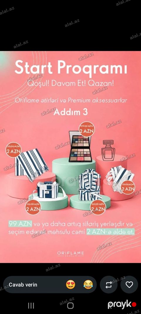Oriflame – Gözəllik və aksesuar seçimi Məhsullar və kampaniyalar — Bakı