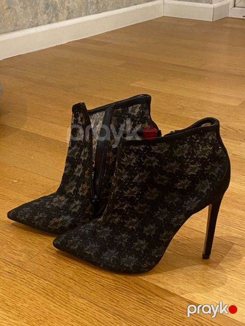 Qadınlar üçün şıq qısa çəkmələr (ankle boots) 36-37 razmer - Rəng — Masazır