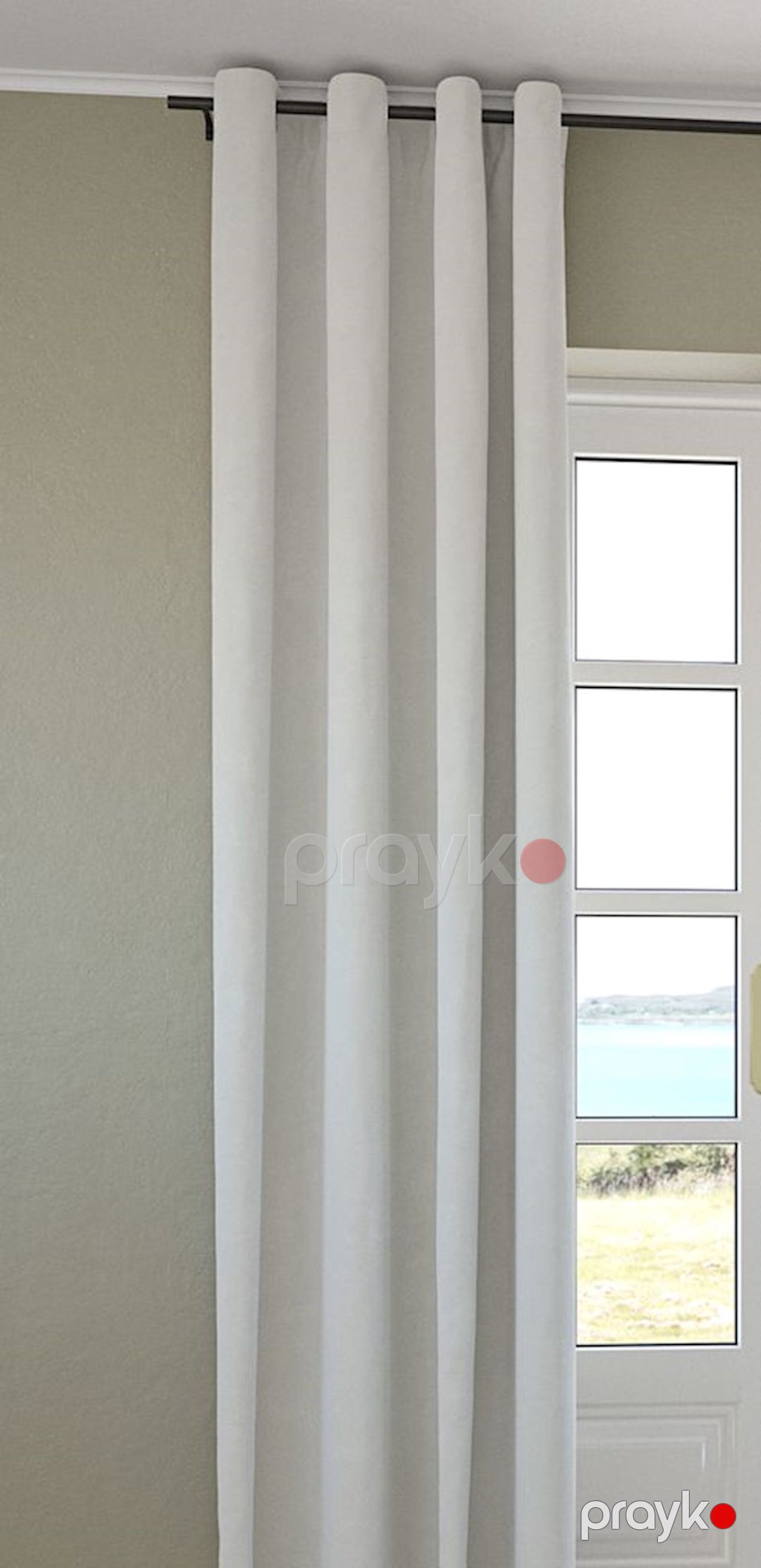 Pərdə Jysk Anten, 1x140x300 sm, təbii — Mallar, Bakı (3)