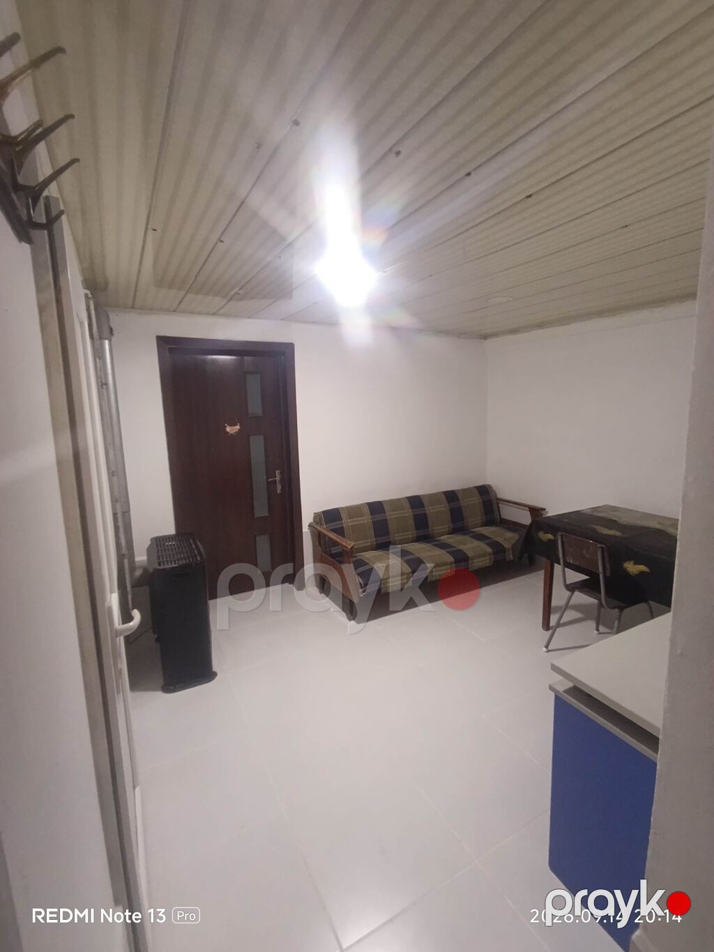 2 otaqlı həyət evi (studia tipli) - Plan: bir yataq otağı, ayrıca — Ev, villa, Digah (4)