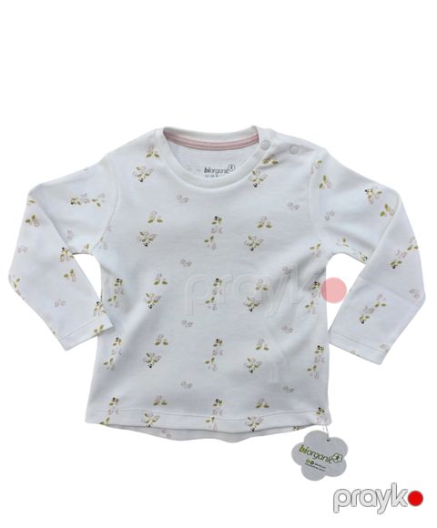 Qızlar üçün uzunqol köynək 32177135, bej, pambıq, ölçü 18-24 ay — Bakı