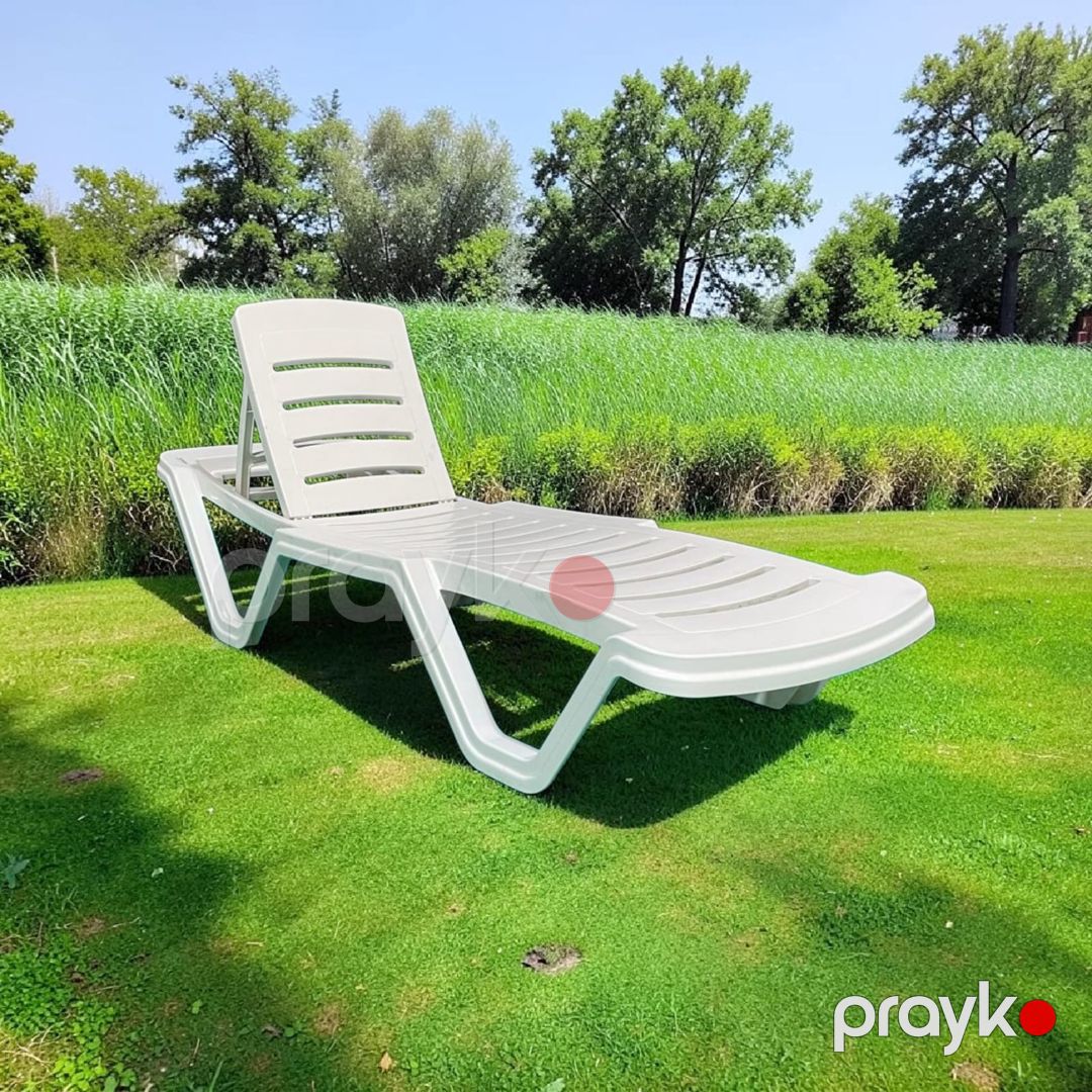 Şezlonq ağ plastik — Mallar, Bakı (2)