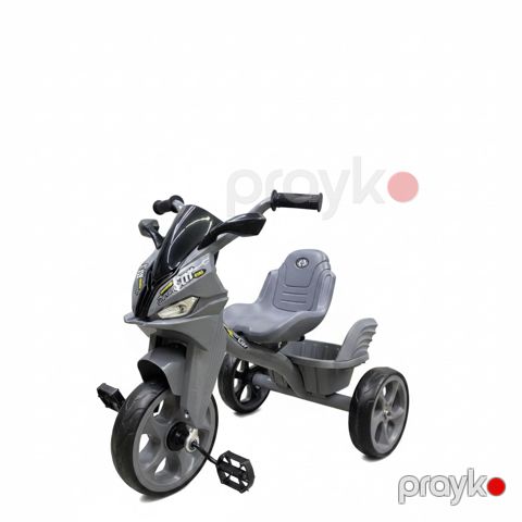 Uşaq üçtəkərli velosiped No brand 1-5 yaş Metal Plastik Günlük Boz 001 — Bakı