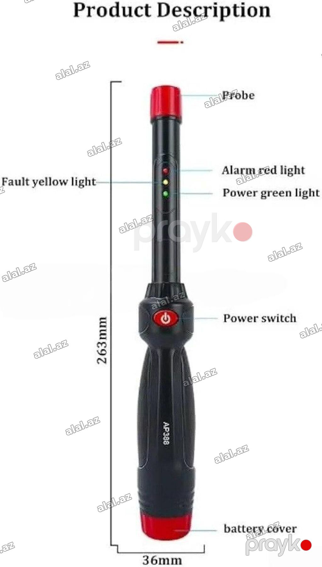 AR388 Portativ Qaz Detektoru (Qələm Tipli) AR388 Portativ Qaz — Alətlər, Bakı (3)