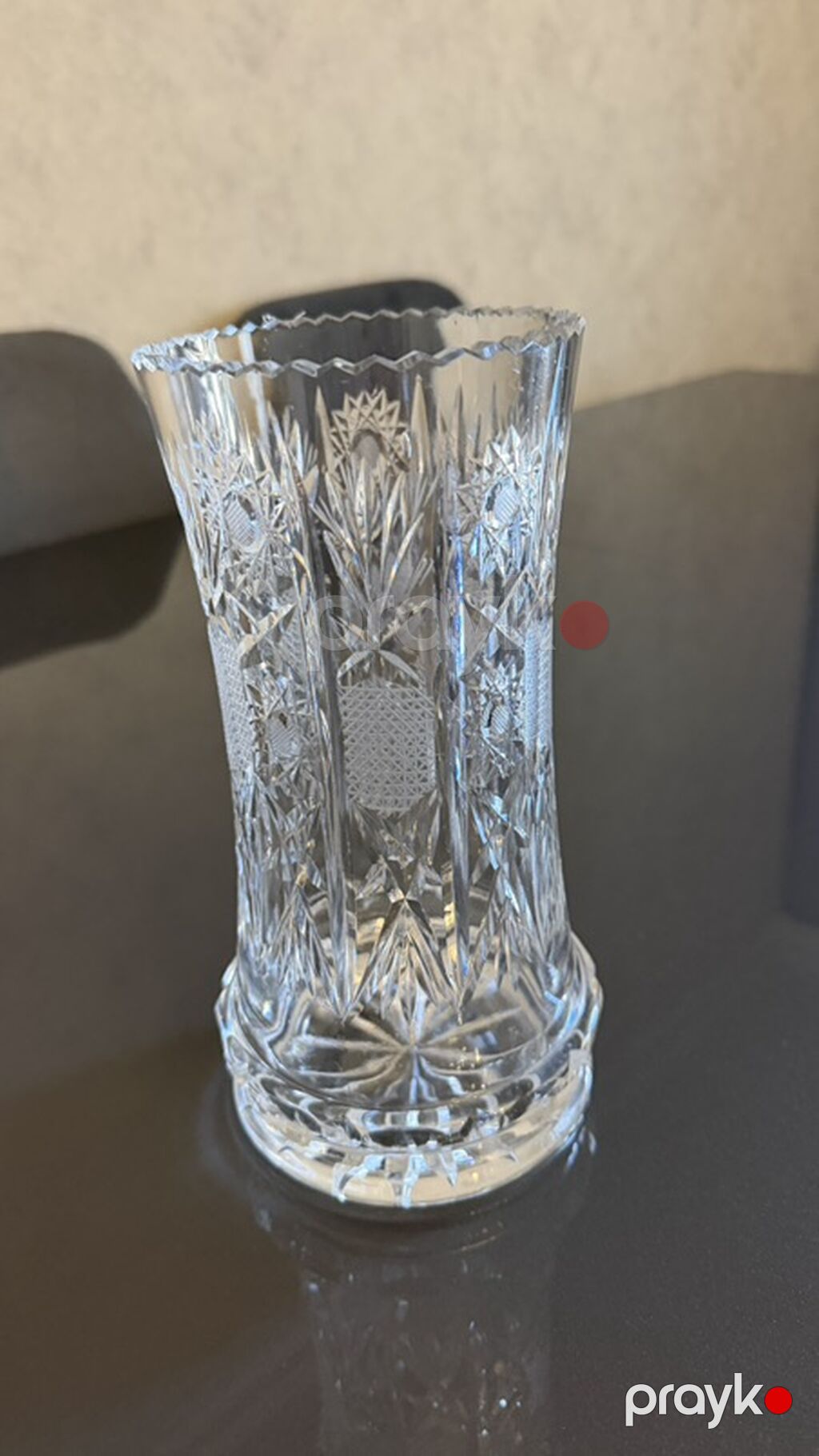 Bir vaza, Xrustal — Vaazalar, kreslolar, süni çiçəklər, Bakı (4)