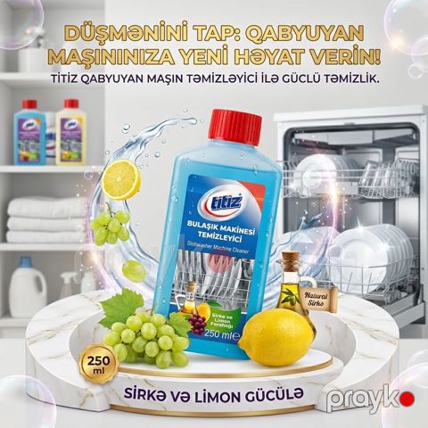 Qabyuyan maşın üçün təmizləyici vasitə Titiz, 250 q — Bakı