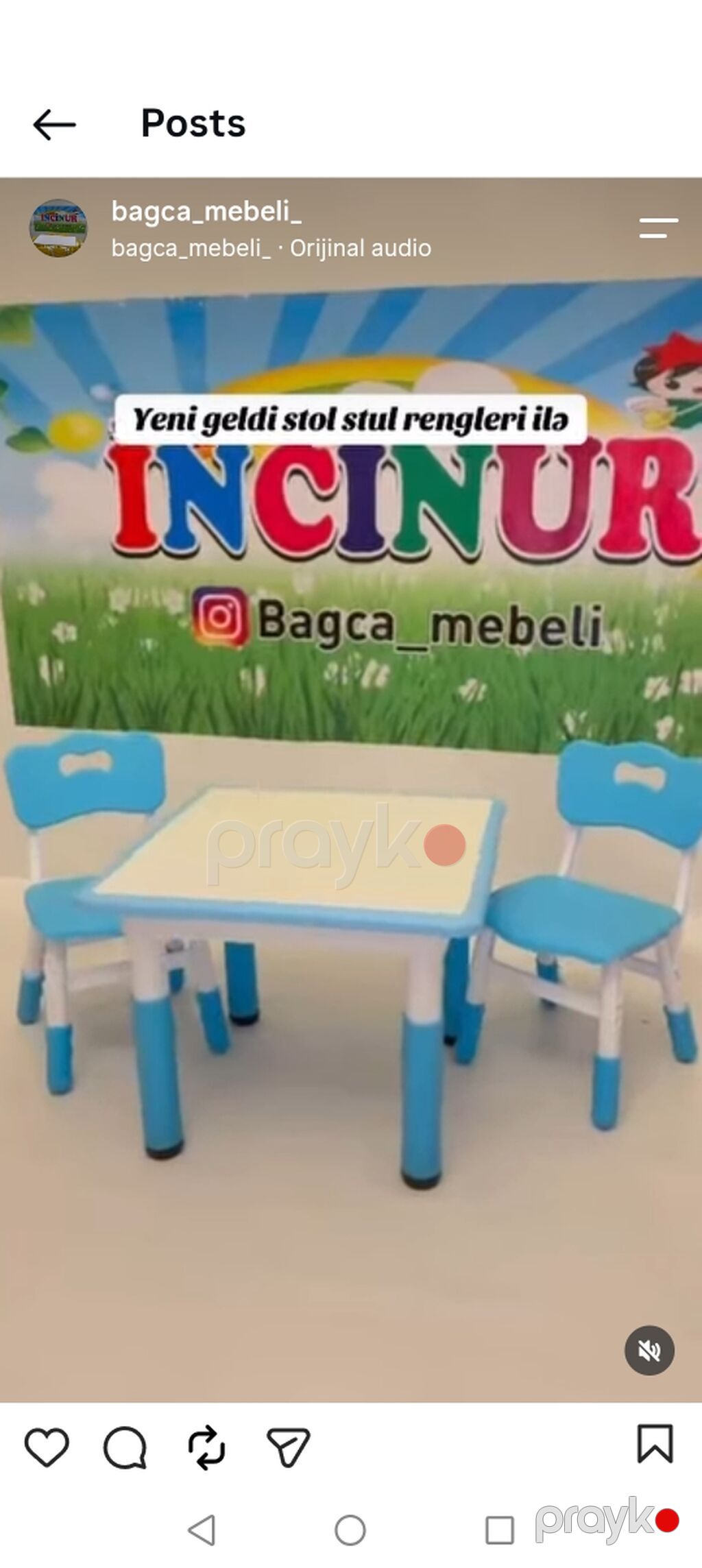 Uşaq bağçası və ev istifadəsi üçün stol–stul dəstləri - Modellər — Masalar və stullar, Bakı (4)