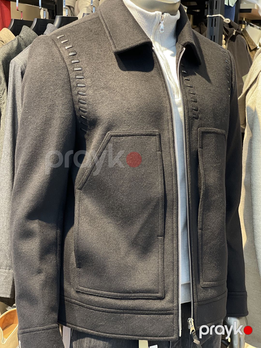 Kişilər üçün qış gödəkcəsi 15979041, qara, kəşmir, ölçü 56 — Mallar, Bakı (2)