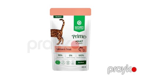Natures Protectıon Prıme Sterilised Adult Cats All Breeds with Turkey, Pheasant and Cranberries 85 g — Bakı