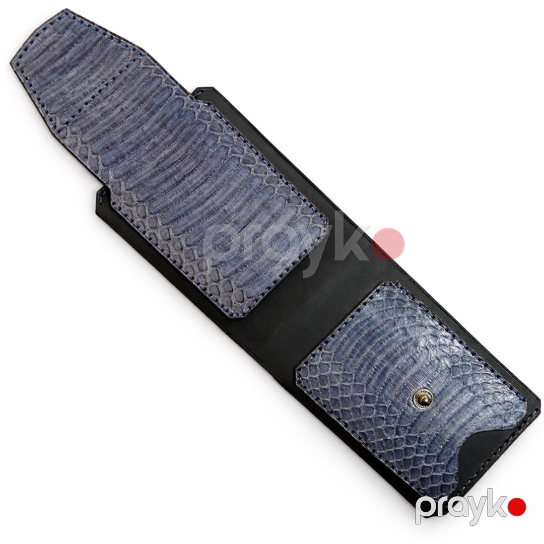 Pul kisəsi OL-3016, dəri, göy, 10.4x7.3 sm — Mallar, Bakı (2)