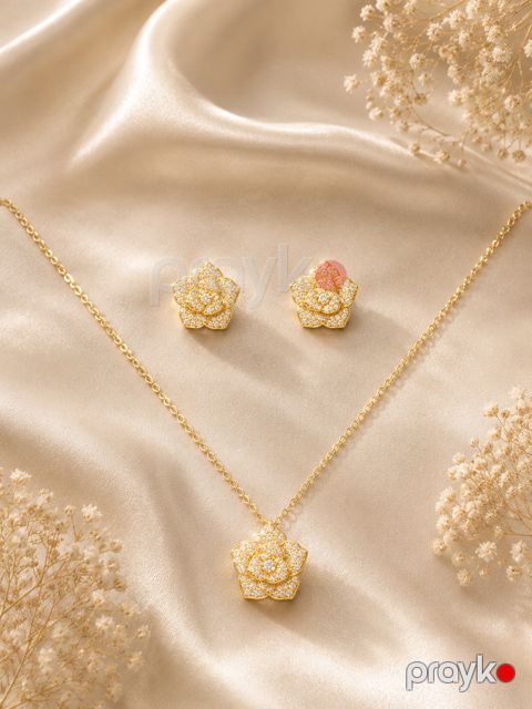 Bijuteriya dəsti boyunbağı və sırğa 70484 — Bakı