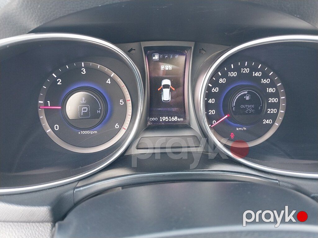 Hyundai Santa Fe, 2.0 L, 2012 il, 195 200 km — Avtomobillər, Qazax (8)