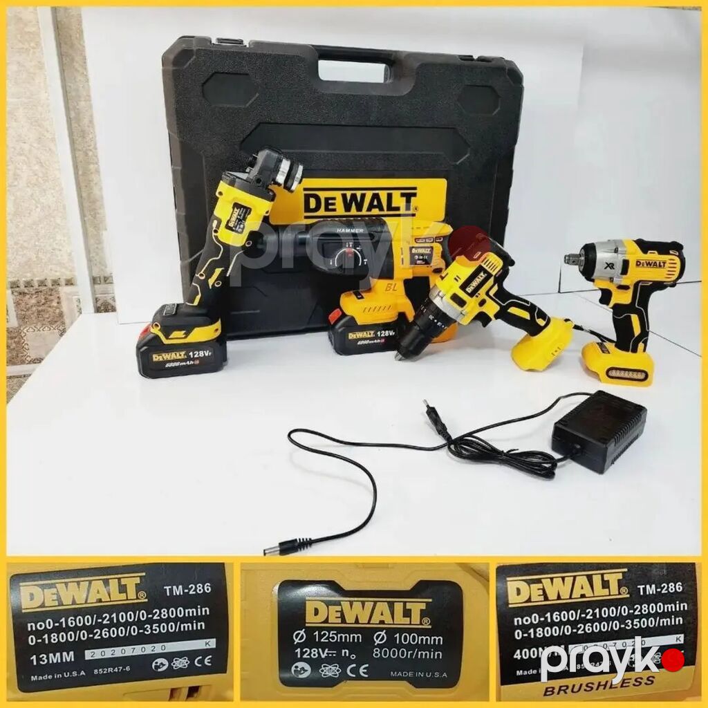 Dewalt peşəkar akkumulyatorlu alət dəsti Dəst tərkibi: - SDS-Plus — Müxtəlif alət dəstləri, Digah (6)