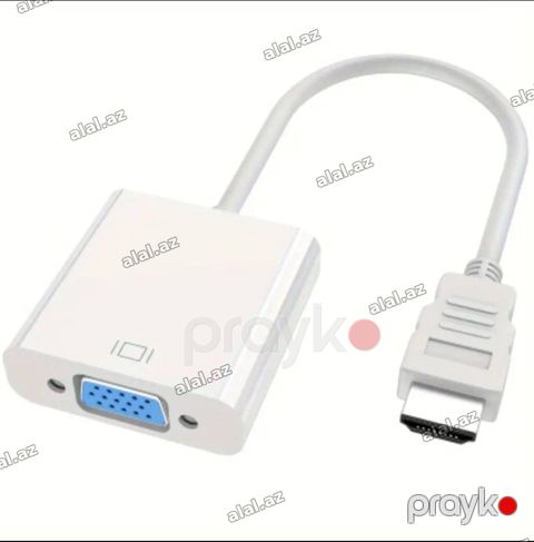 (Real alıcılar əlaqə saxlasın) (sadəcə bır ədəd qalıb) HDMI-dən VGA-ya — Bakı