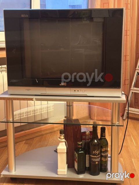 JVC kineskop televizor + şüşə rəfli TV stendi Məhsulun — Bakı