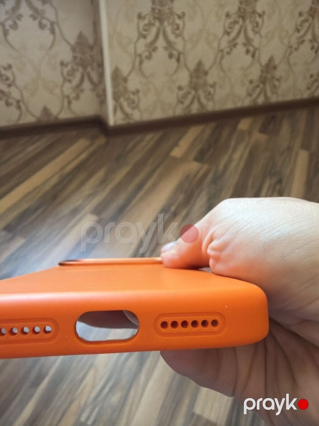 Məhsul: Narıncı silikon telefon qabı (KeepPhone Liquid Silicone — Çexollər, Gəncə (5)