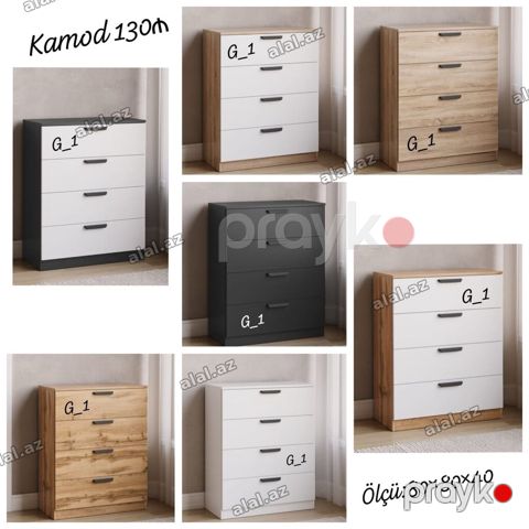 Kamod – 4 çekmecəli, yığcam və funksional saxlama mebeli — Bakı