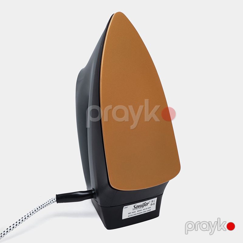 Müasir Dizaynlı Sonifer SF‑9062 — 1200 W Buxarlı Ütü, Keramika Altlıq, Qara — Ütü, Bakı (4)