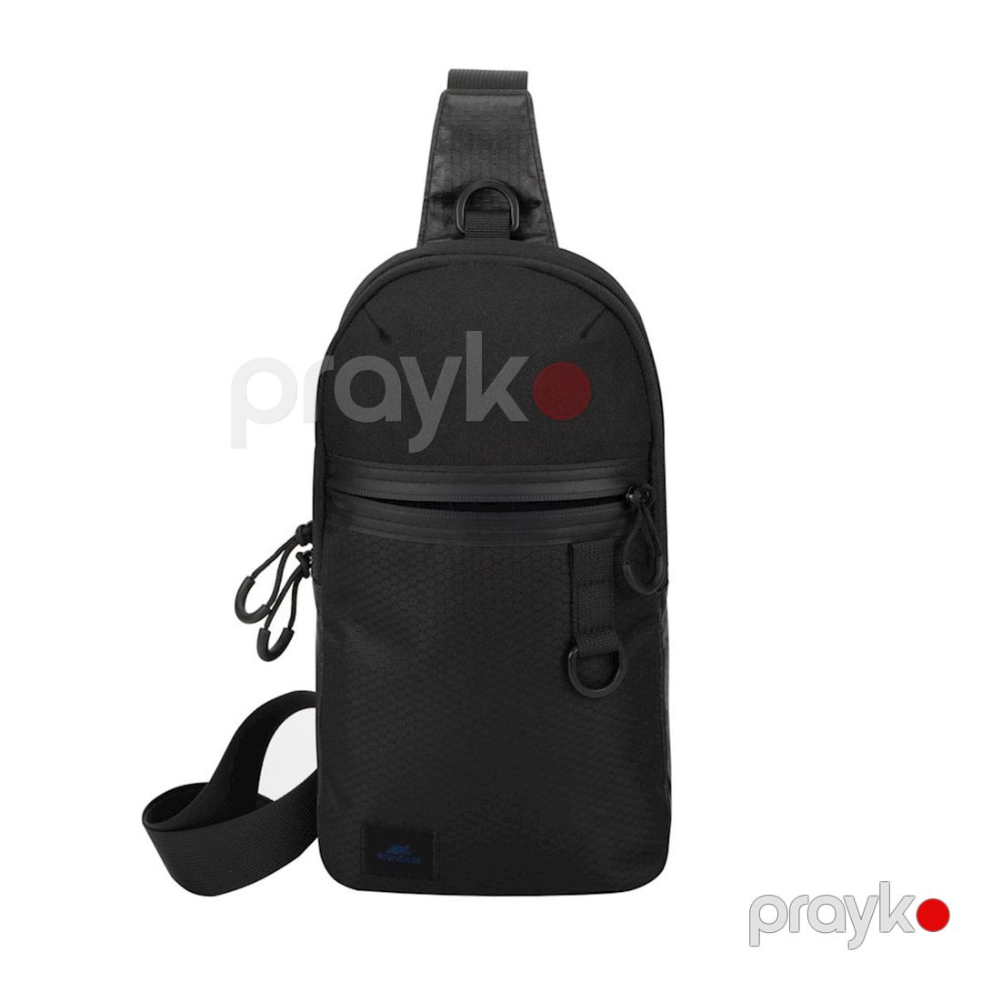 Kross-bodi çanta kişilər üçün Rivacase 5312 qara — Mallar, Bakı (2)