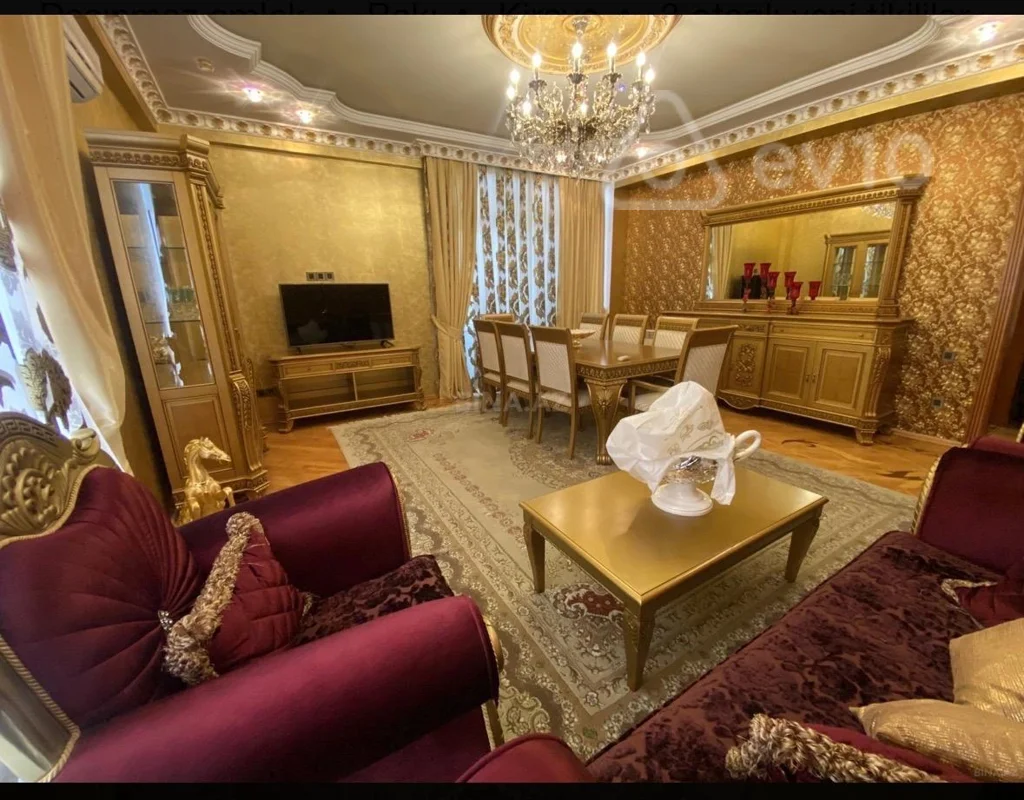 3 otaqlı mənzil, 130 m², Əliyar Əliyev küçəsi — kirayə — Bakı