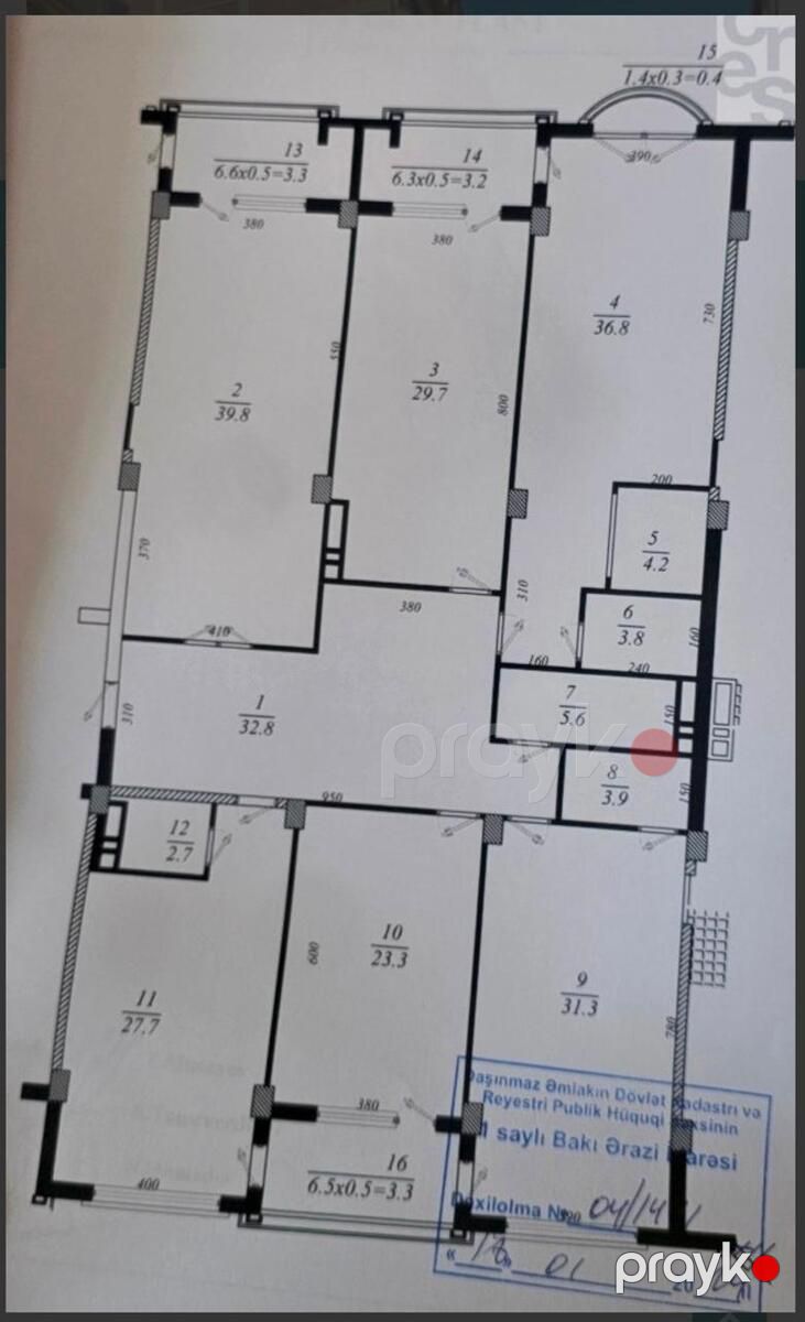Satılır 5 otaqlı köhnə tikili 260 m² — Mənzil, Bakı (5)