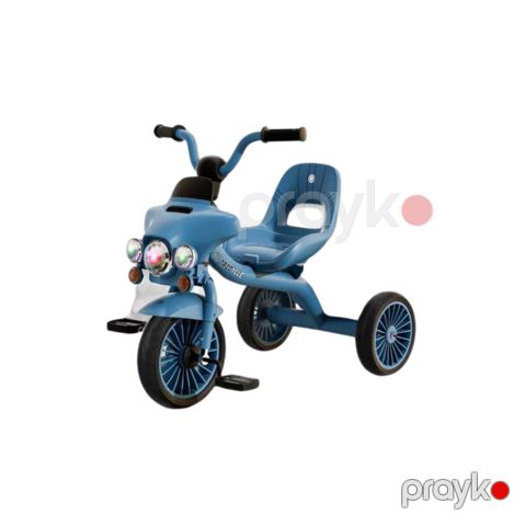 Uşaqlar üçün üçtəkərli velosiped Glss 002, mavi — Bakı