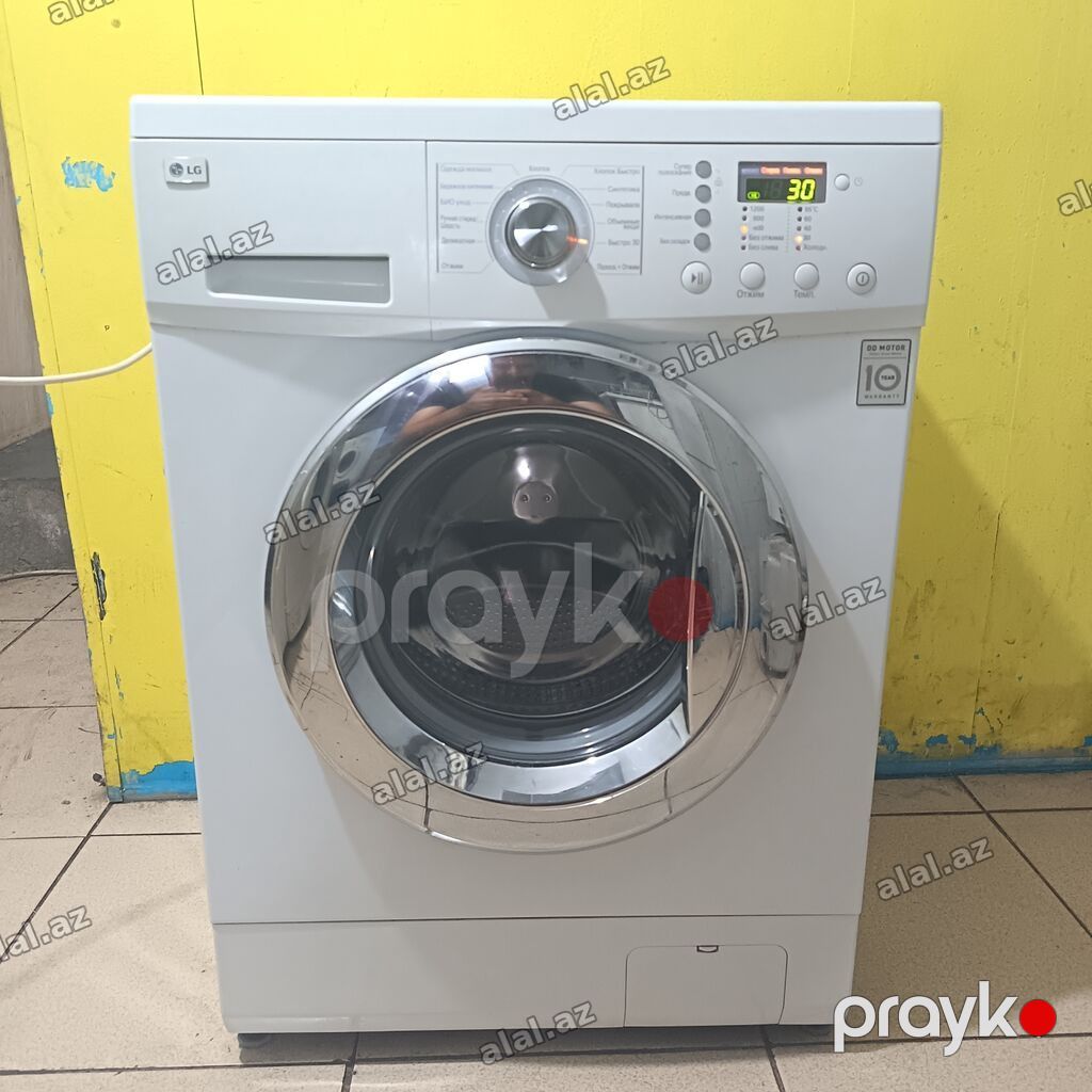 Paltaryuyan maşın LG, 6 kq, İşlənmiş, Avtomat, Qurutma var, Kredit yoxdur, Ödəni — Elektronika, Bakı (4)