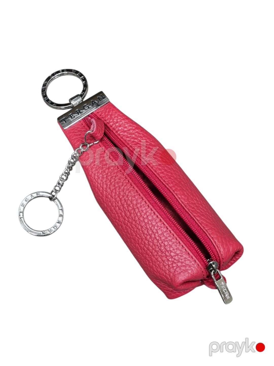 Açarlar qabı təbii dəri qırmızı - Tergan_0193_Red — Mallar, Bakı (2)