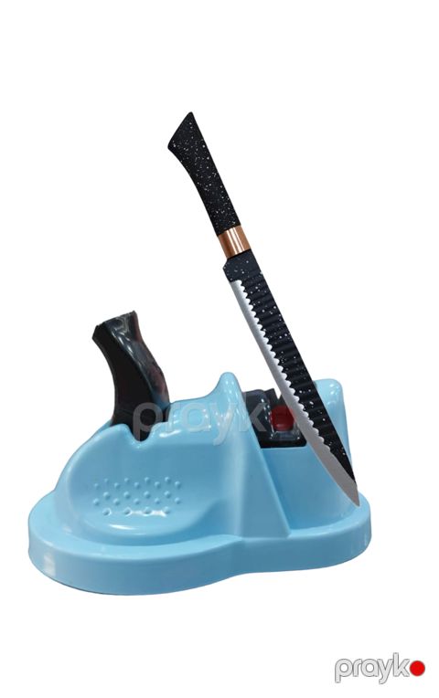 Bıçaqlar üçün itiləyici, plastik, mavi,10 sm — Bakı
