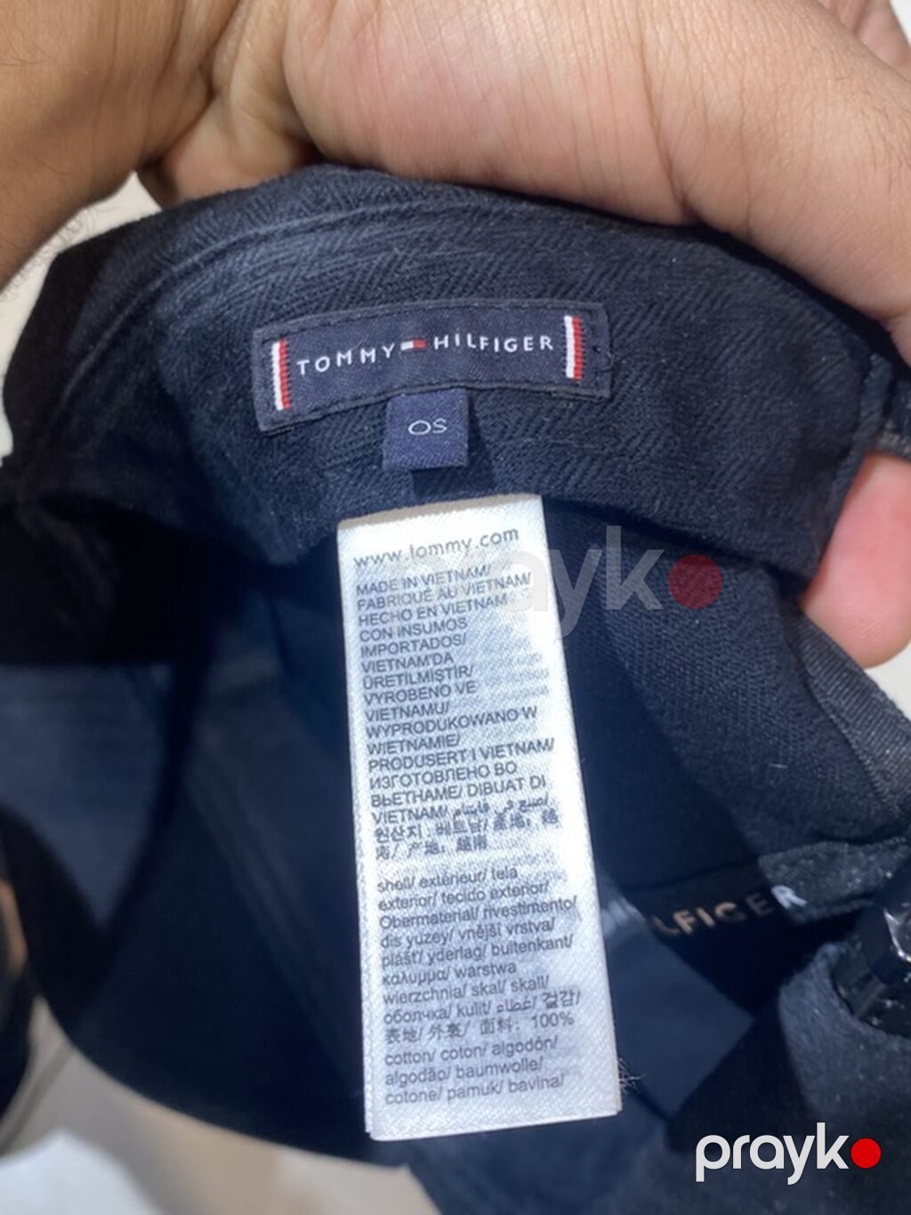 Tommy Hilfiger kepkası – tünd lacivərt rəng. - Model: Baseball cap, ön — Baş geyimi, Sumqayıt (3)